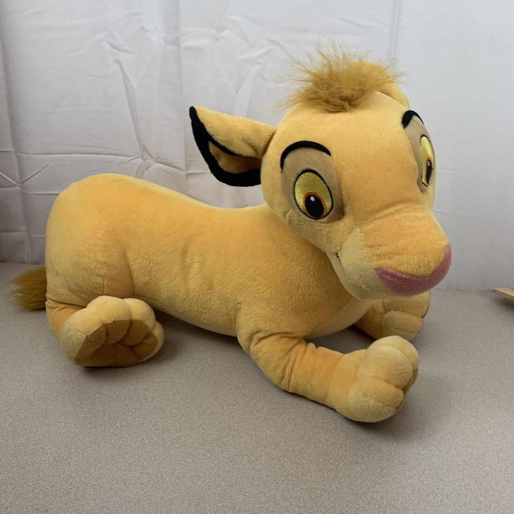 DISNEYS THE LION KING LARGE 20" SIMBA PLUSH Year 2002